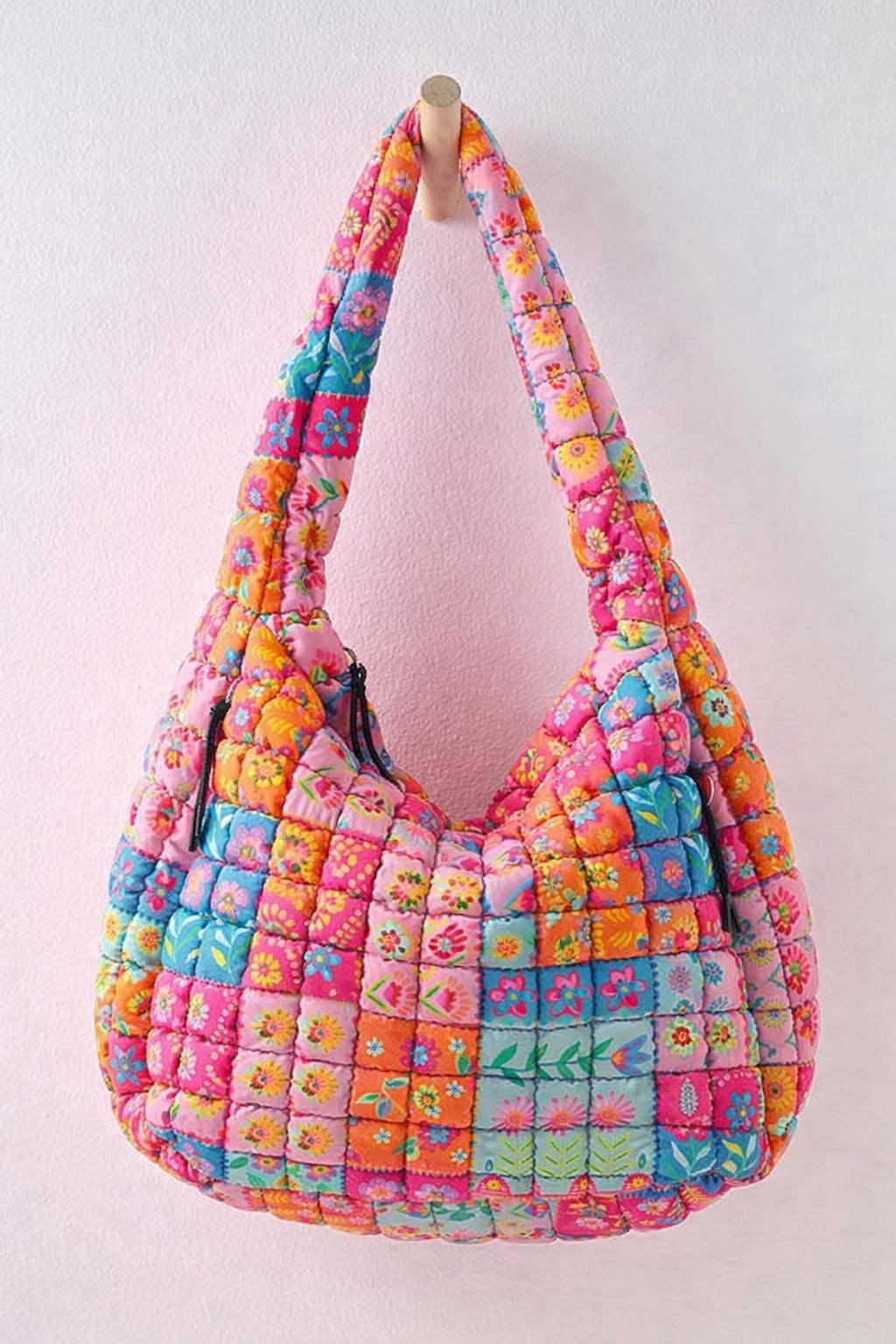 Flower Market puffer bag