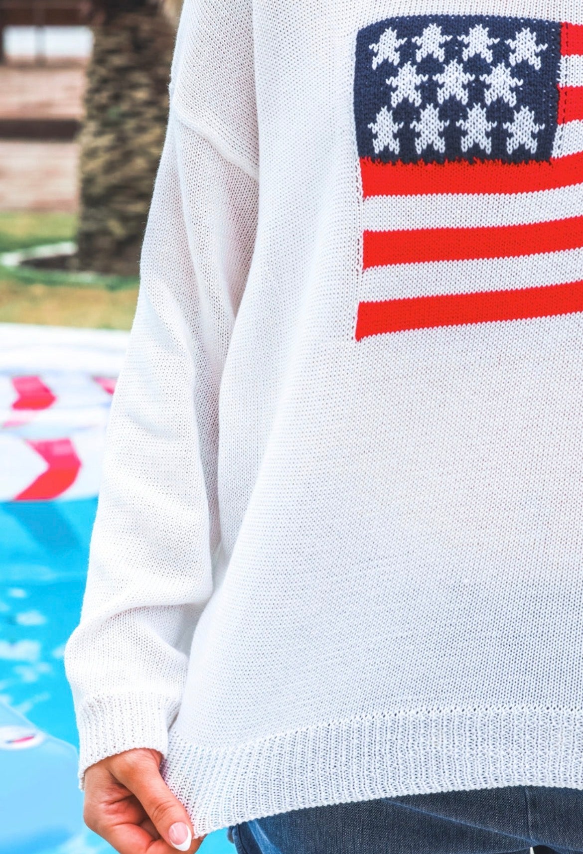 Preorder - USA flag sweater