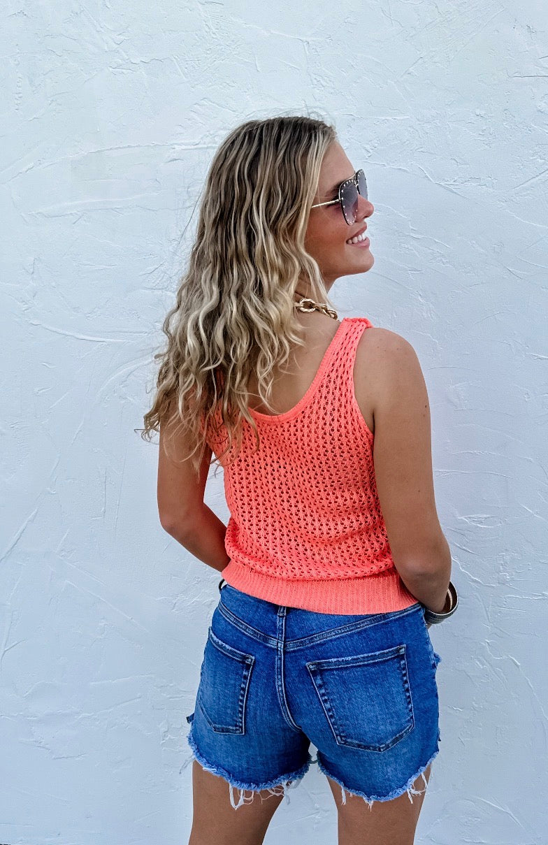 River Raw Hem Short Shorts