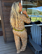 Preorder: Floral & Lace Waffle PJs