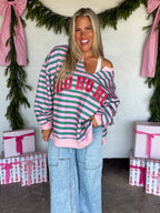 PREORDER- JOLLY & MERRY OVERSIZED PULLOVER
