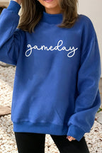 Reversible Gameday Football Graphic Oversized Sweatshirt - ETA end of July