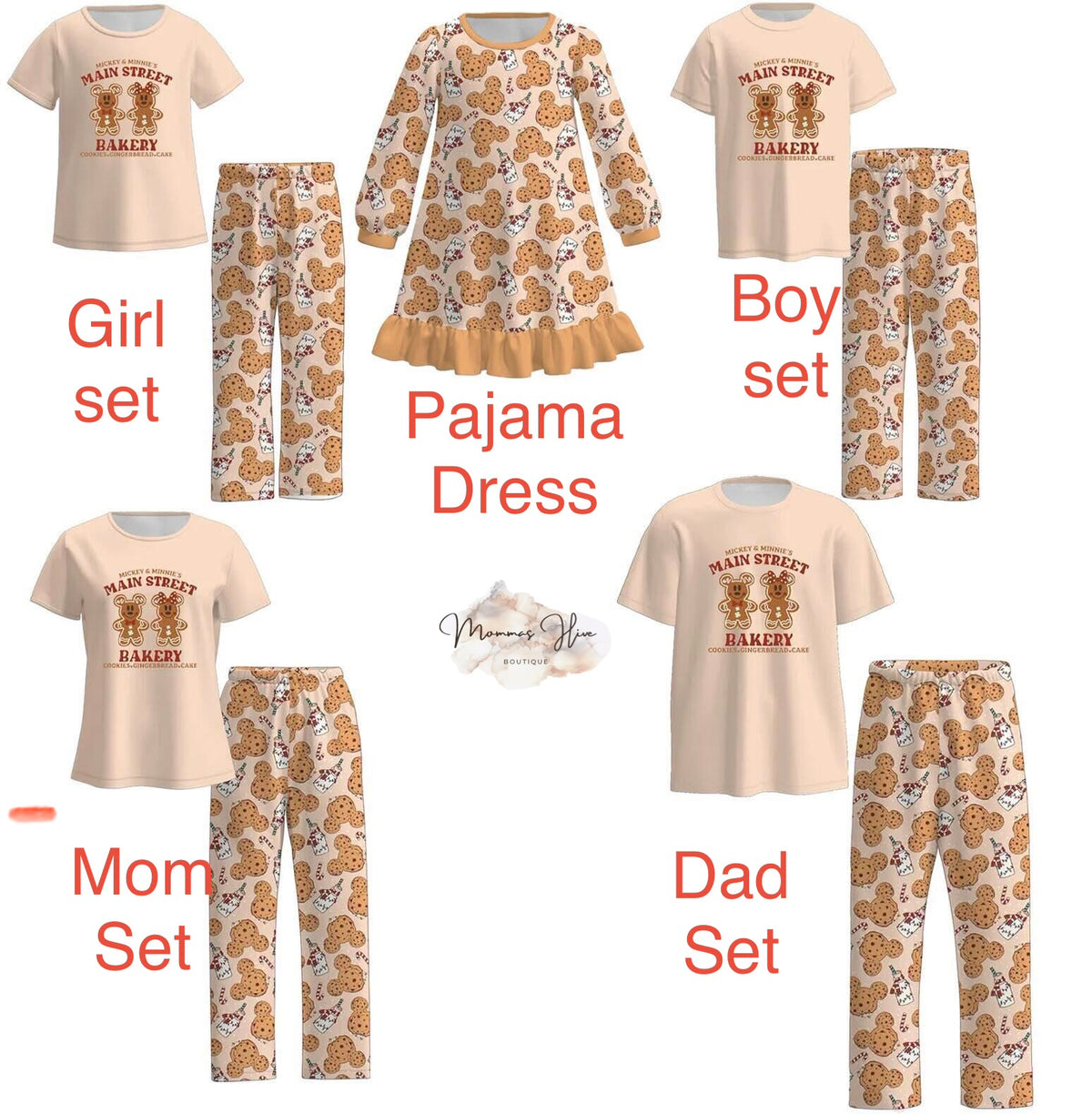 PREORDER: Gingerbread Family Christmas Pajamas