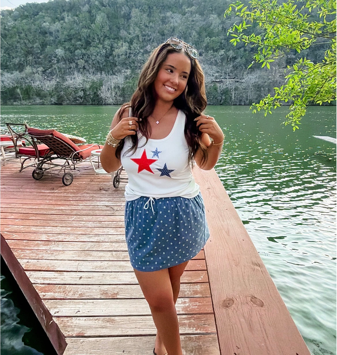 Presley Stretch Denim Skirt