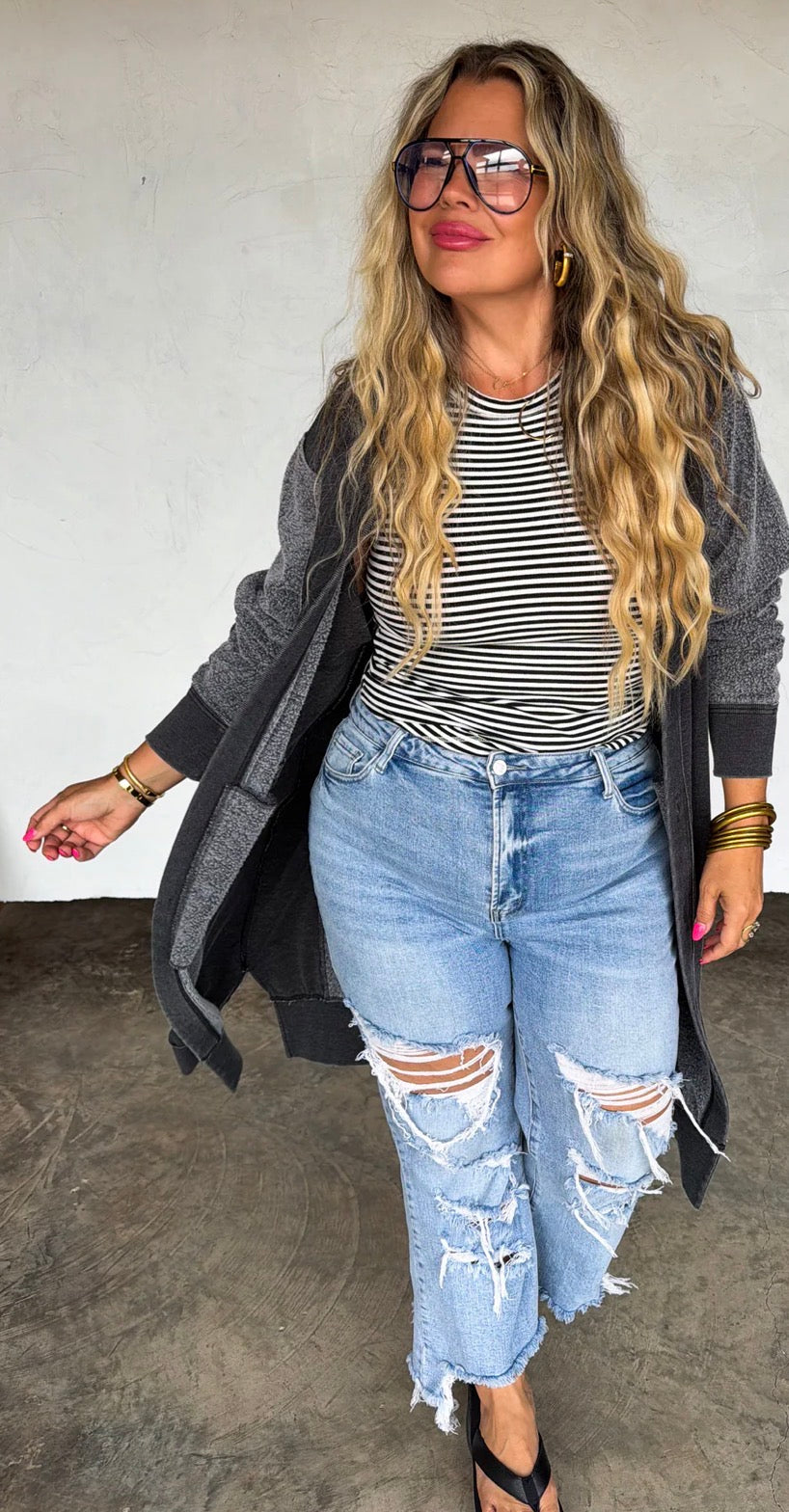 Urban Distressed Crop Jean