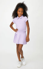 Girls Polo Top and Skort Tennis Outfit Set