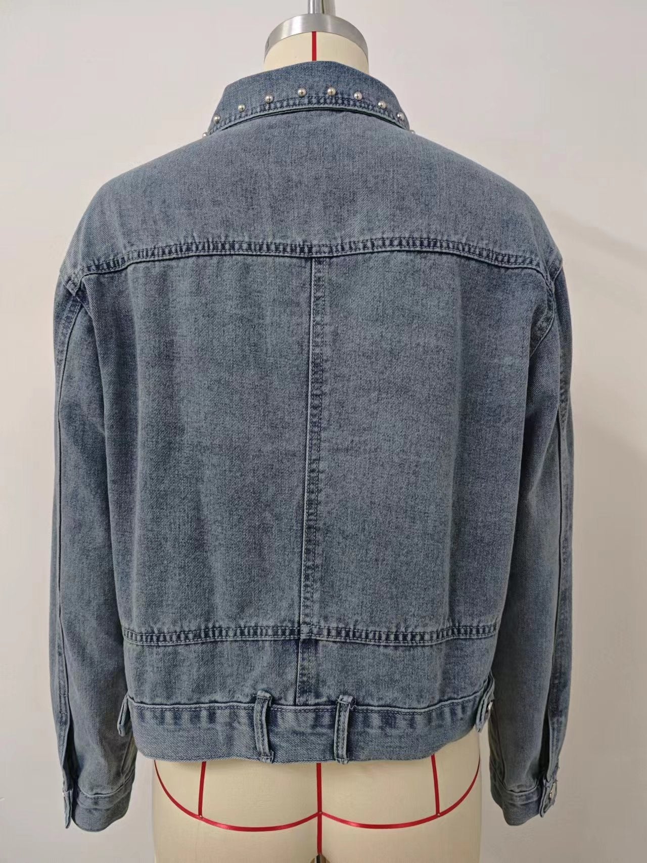 PREORDER: Studded jean jacket  8.3.26