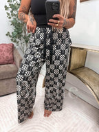 Stretchy Lounge Pants 2.0 in Boo Board Checkered -ETA EARLY SEPTEMBER