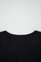 Coffee Plus Size Solid Color Bow Tie Peplum Tank Top