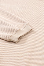 Ribbed Corduroy Oversized Sweatshirt