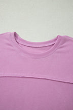 Drop Shoulder Boxy Tee and Barrel Pants Set