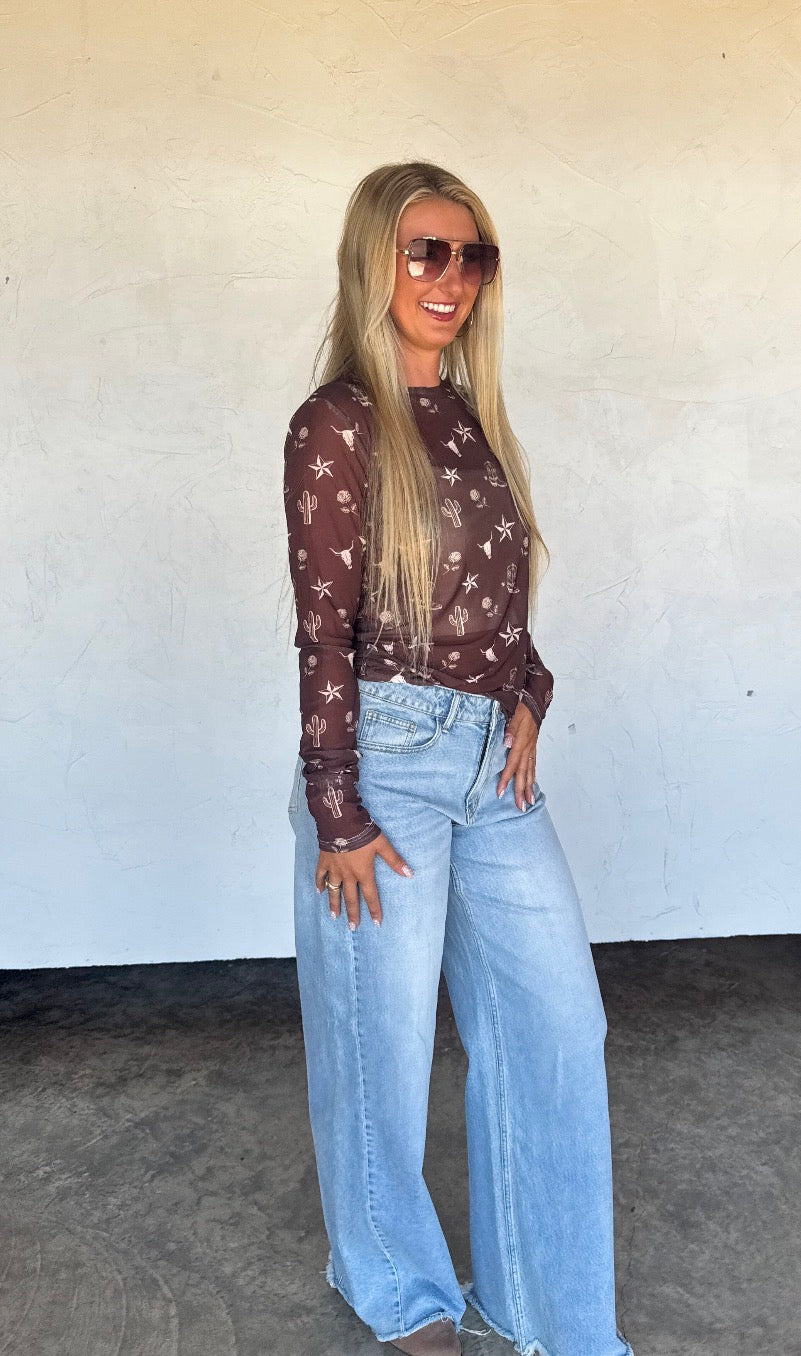 Preorder - Desert Dreams Dress It Up Mesh Tops