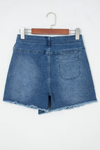 Ashleigh Blue Wrapped Tied Waist Denim Skort