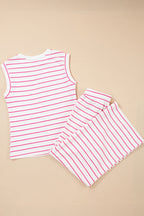 Sail Blue Casual Wide Leg 2pcs Pants Set