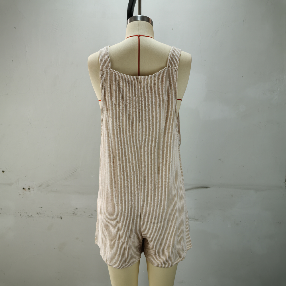 PREORDER: The Kaila Adjustable Tie Straps Romper RERUN 3.16.26