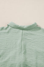 Half Button Collared Loose Romper