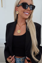 LARIAT COIN NECKLACE