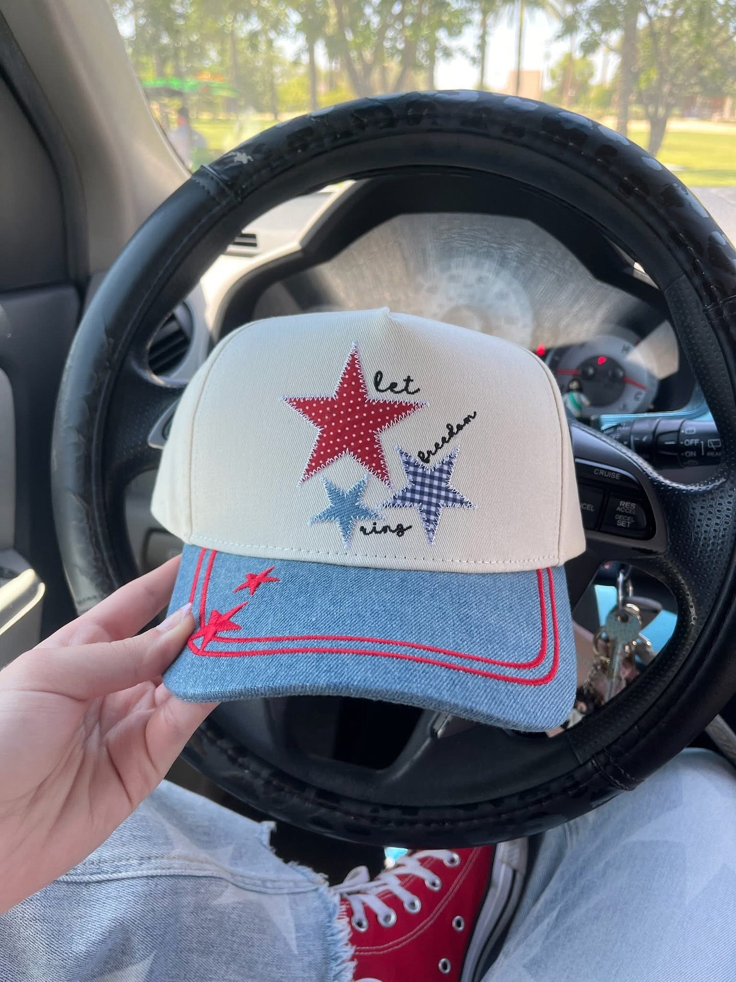 Let Freedom Ring Embroidered Hat