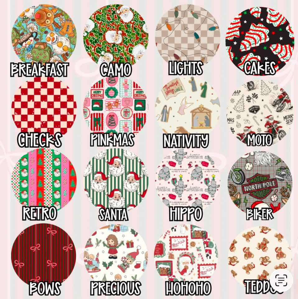 Adults CUSTOM CHRISTMAS WAFFLE SETS - CLOSES 7/23 Preorder