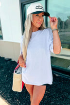 Relaxed Boyfriend Tee- White