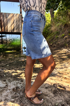 Kreek Bermuda Denim Shorts
