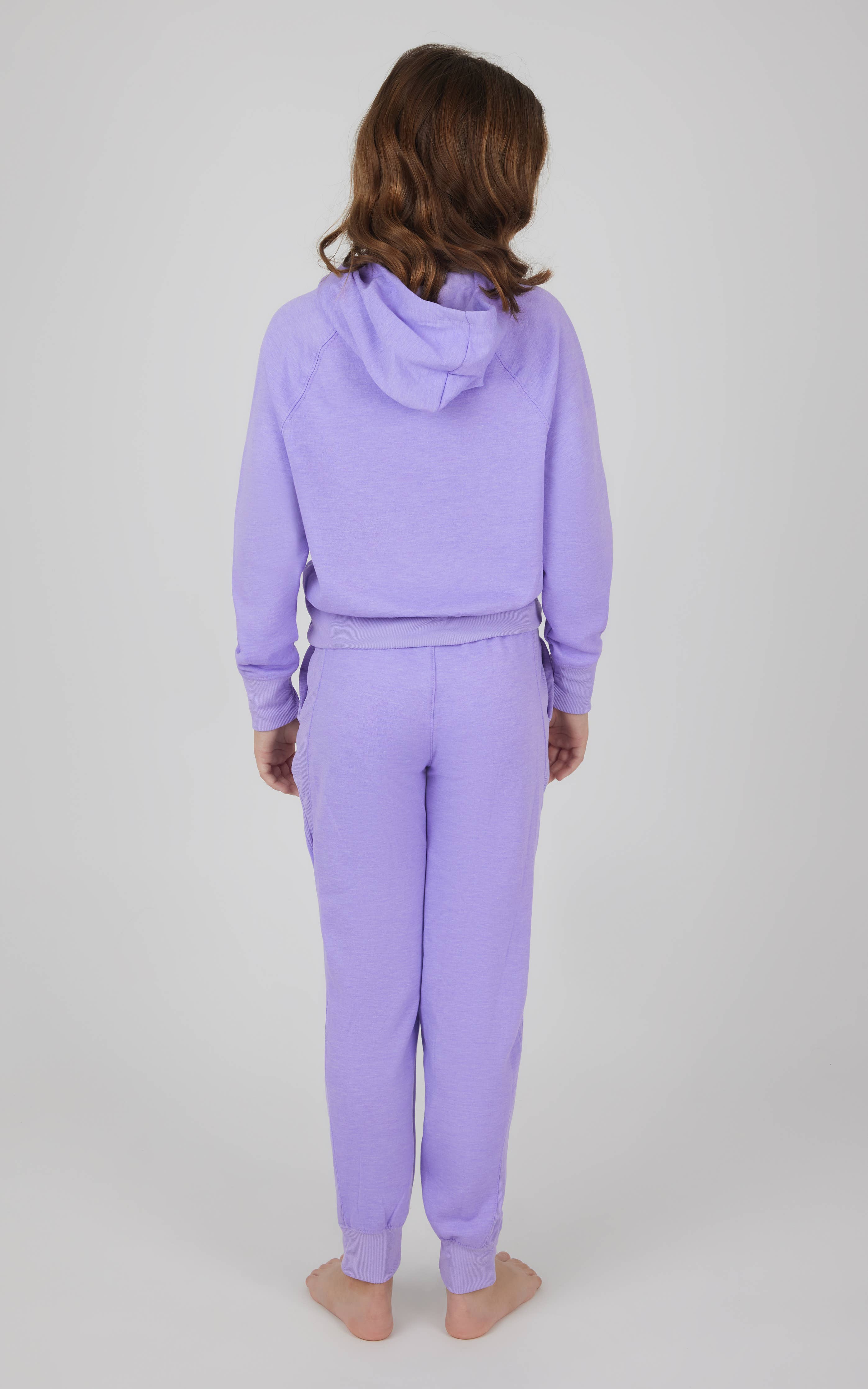 Tween Girls Embroidery Hoodie and Jogger Set