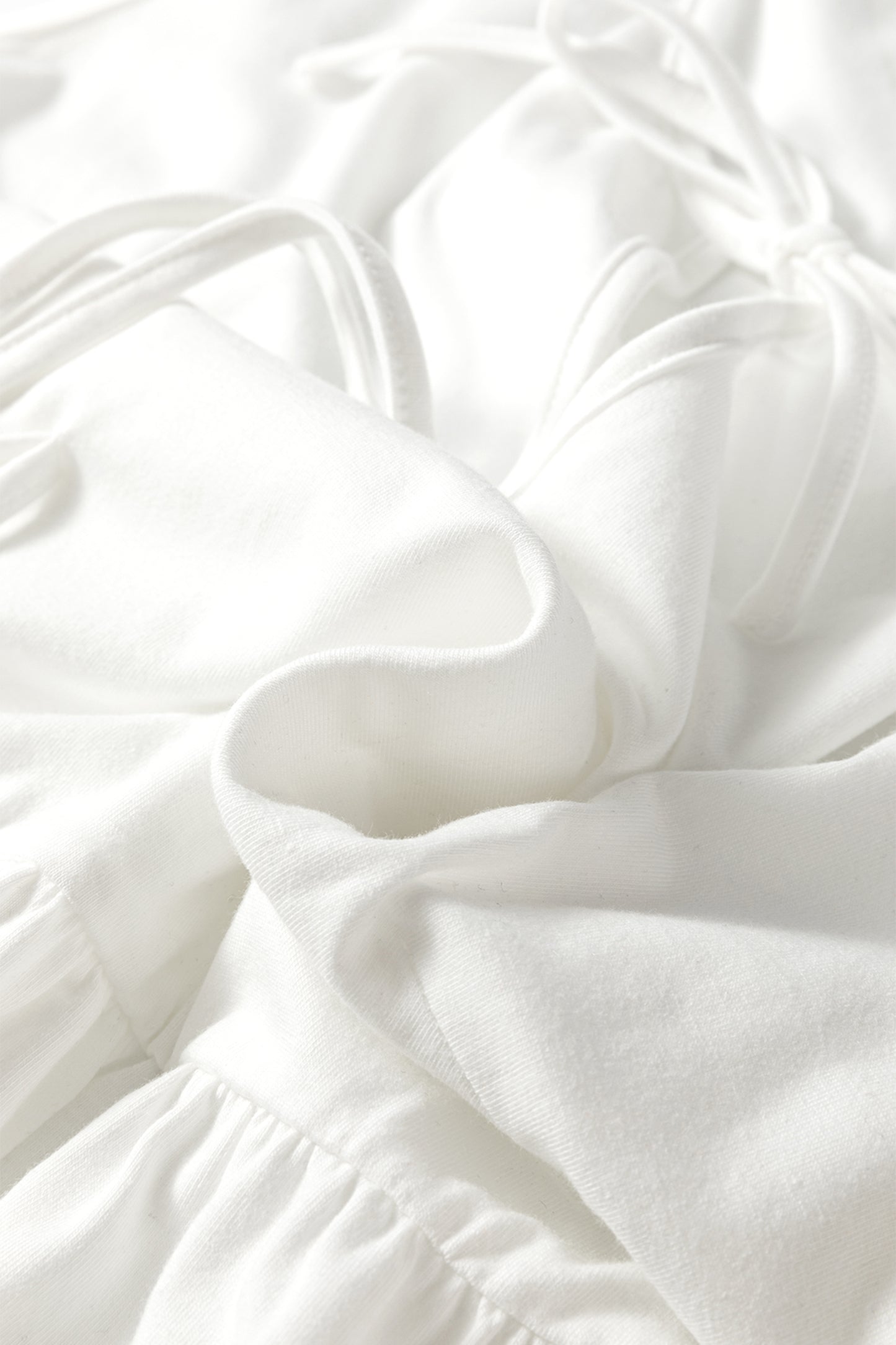 Coffee Plus Size Solid Color Bow Tie Peplum Tank Top