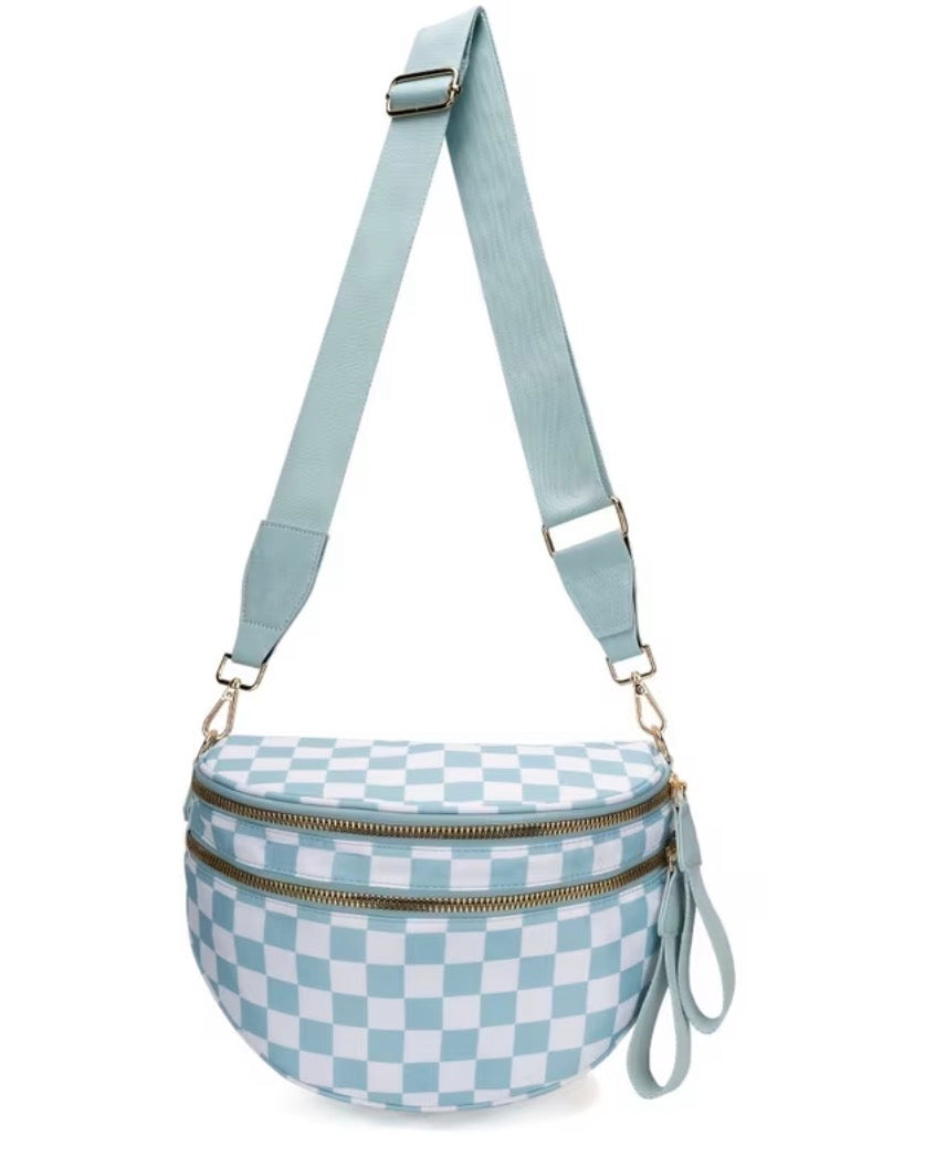 Checkered Crossbody Bags