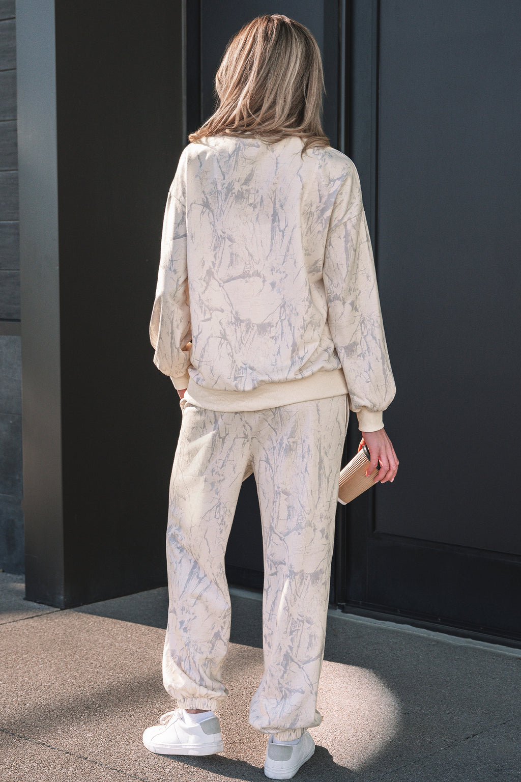 Camo Print Jogger Pants Set