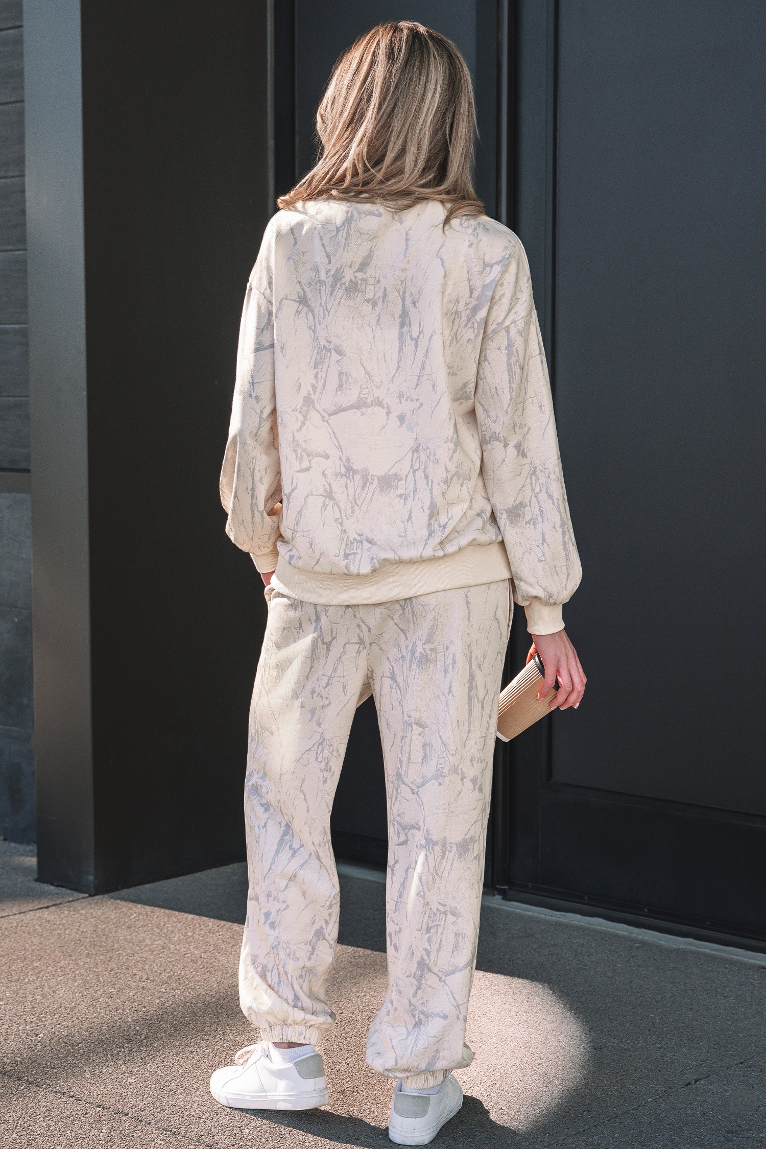 Camo Print Jogger Pants Set