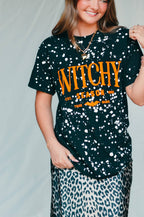 Witchy Season Spotted Black Tee