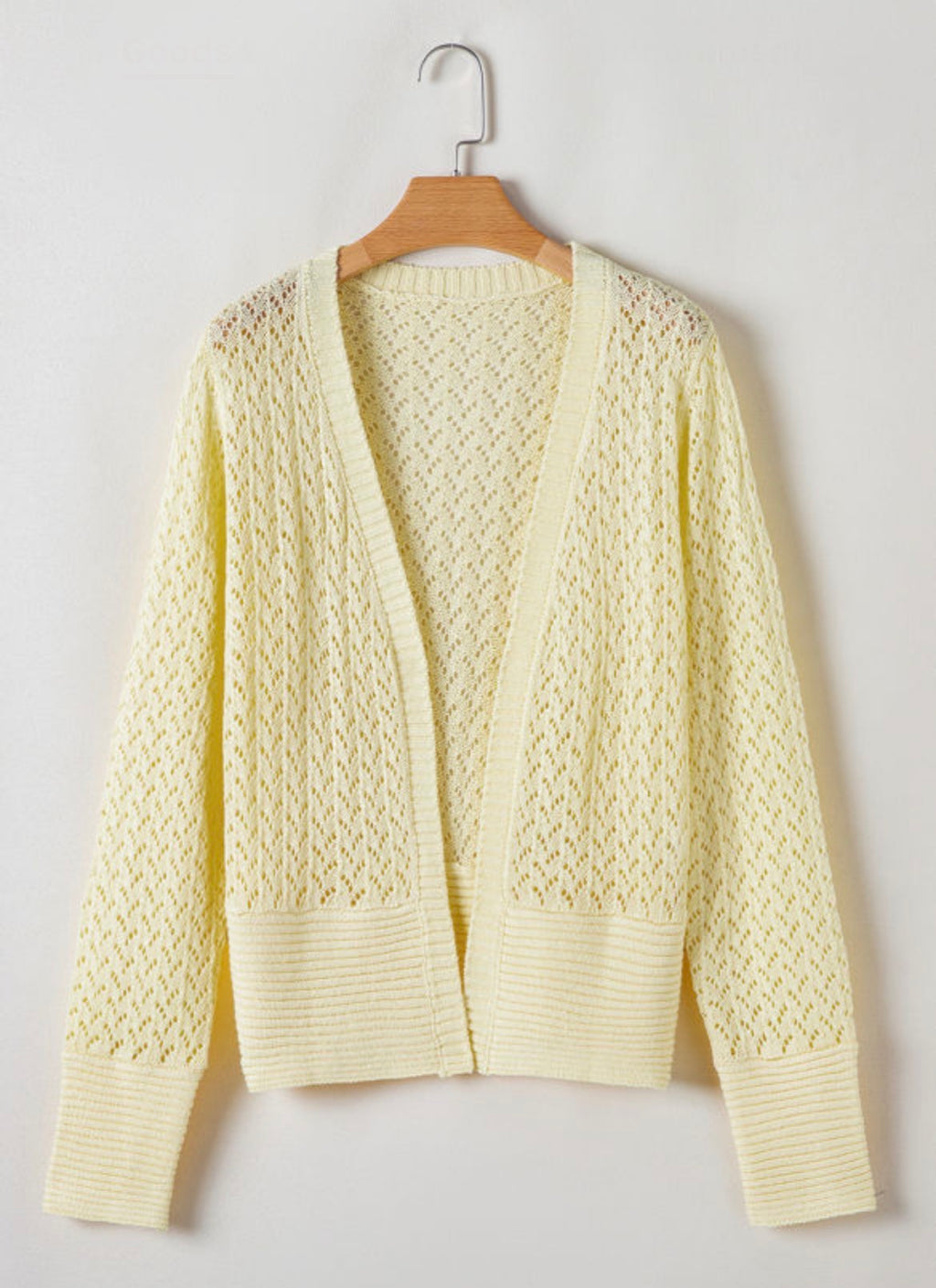Butter Pointelle Knit Cardigan