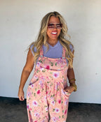 Spring Floral Karli Boho Overalls