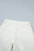 Scalloped Patch Pocket Shift Jeans
