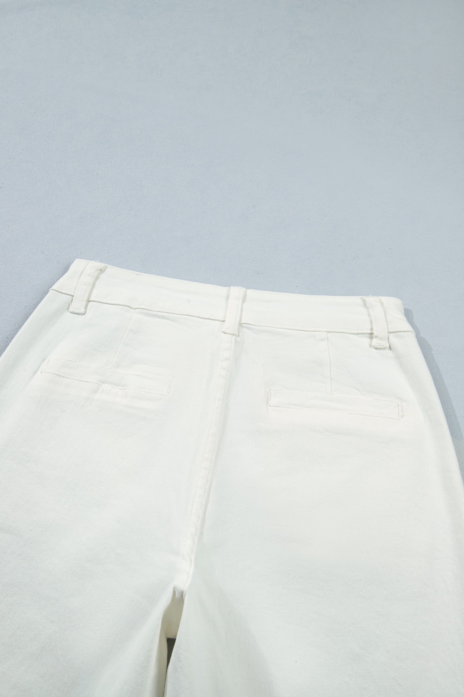 Scalloped Patch Pocket Shift Jeans