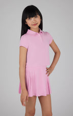 Girls Polo Top and Skort Tennis Outfit Set