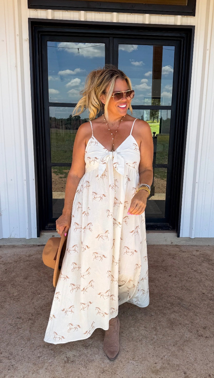 Preorder - Western Charm Maxi Dress