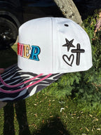 Mother Embroidered Hat with crosses