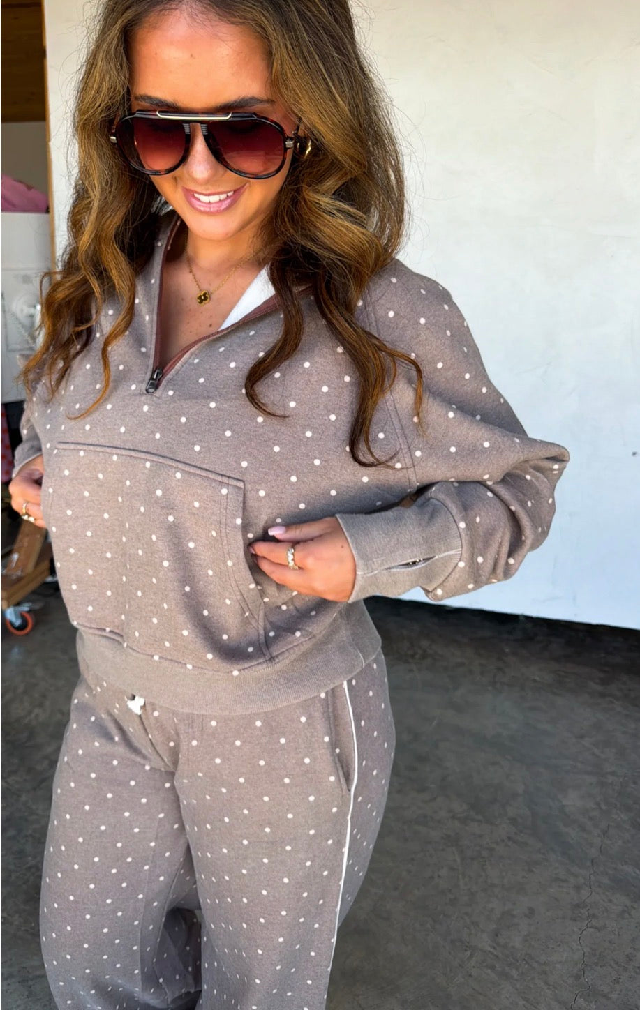 PREORDER- POLKA DOT DRIFT AWAY PANTS
