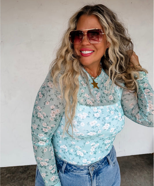 Spring Dress It Up Mesh Tops