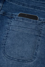 Ashleigh Blue Wrapped Tied Waist Denim Skort