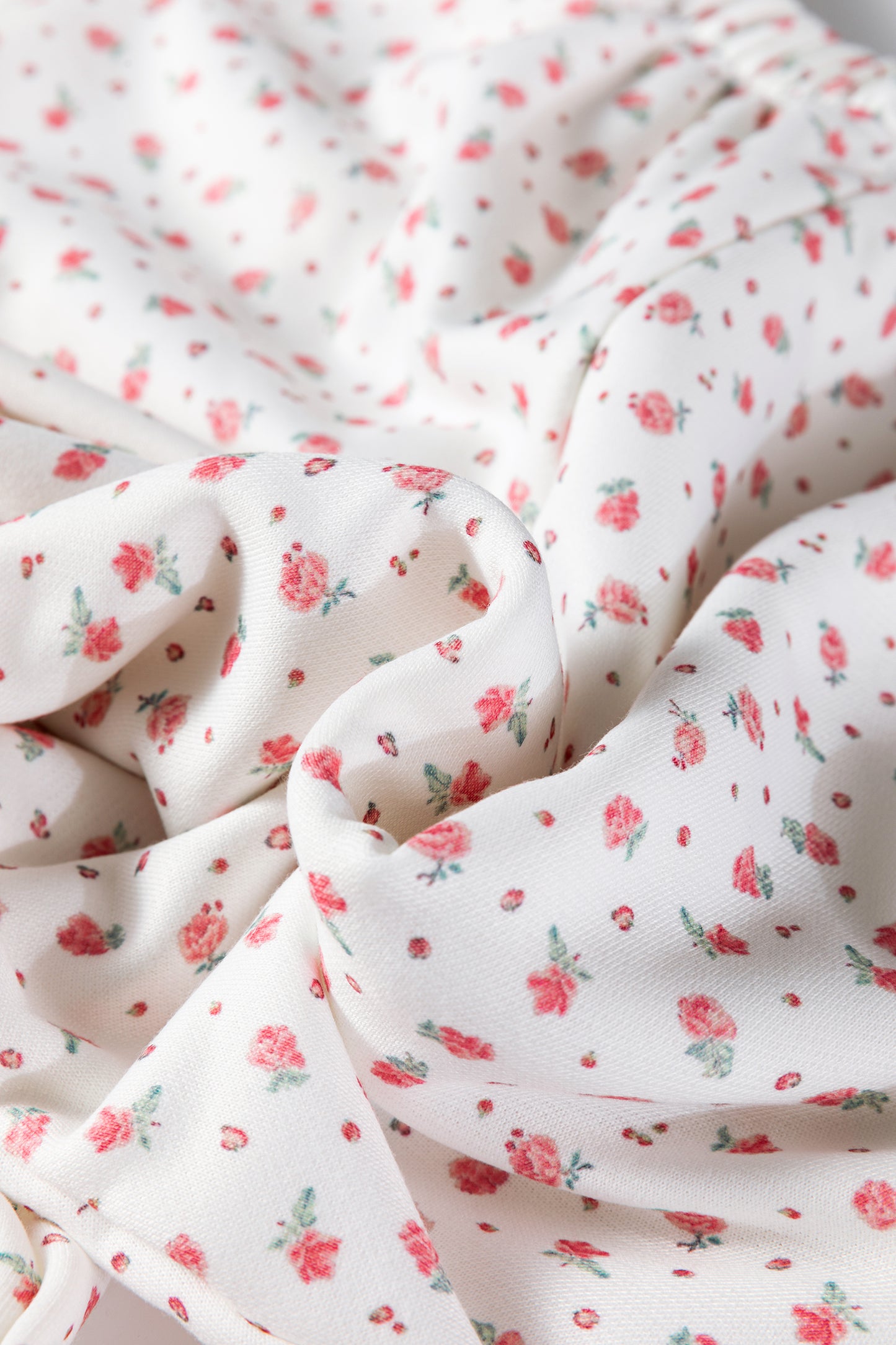 Floral Print Kangaroo Pocket Hoodie Sheath Sweatpants Set