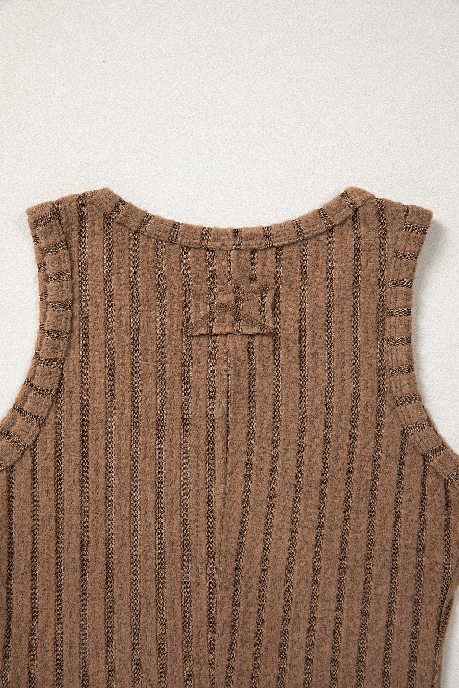 Phalaenopsis Slim Ribbed Mineral Wash Tank Top