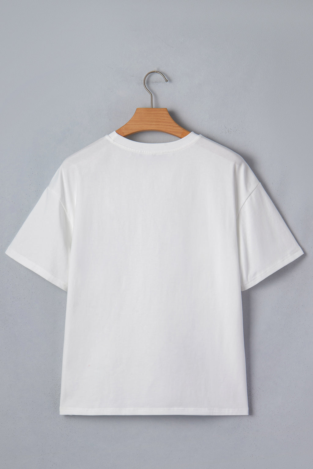 Sail Blue Color Block Chest Pocket Patched Casual Short Sleeve Top