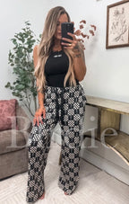 Stretchy Lounge Pants 2.0 in Boo Board Checkered -ETA EARLY SEPTEMBER