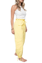 Yellow Cargo Lightweight Joggers Women