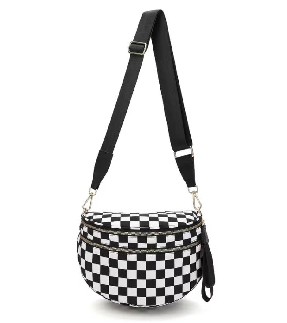Checkered Crossbody Bags