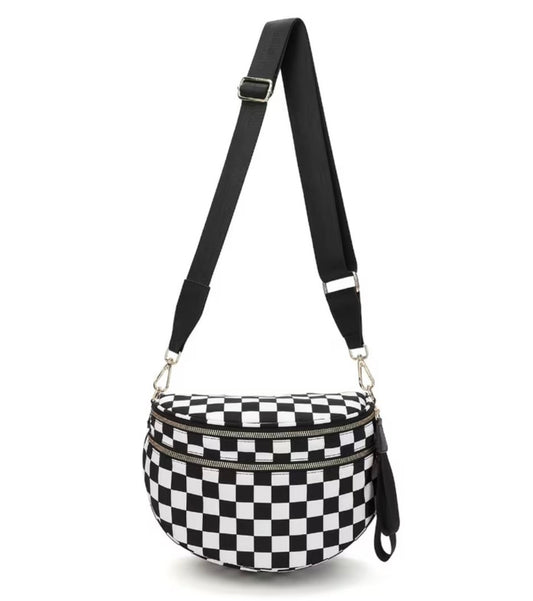 Checkered Crossbody Bags