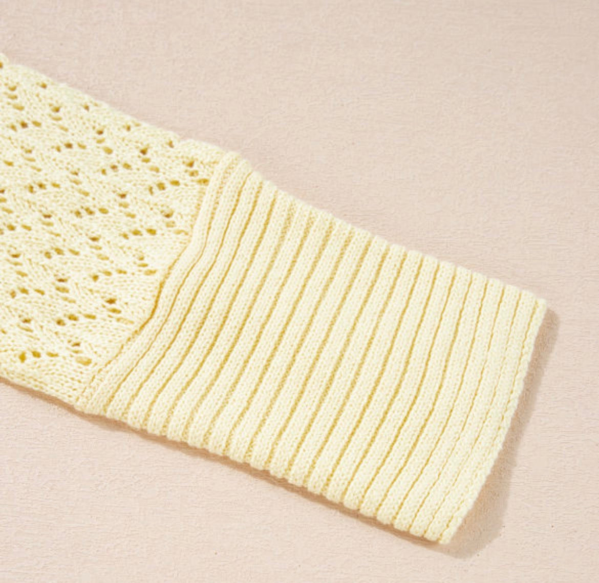 Butter Pointelle Knit Cardigan