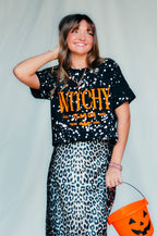 Witchy Season Spotted Black Tee